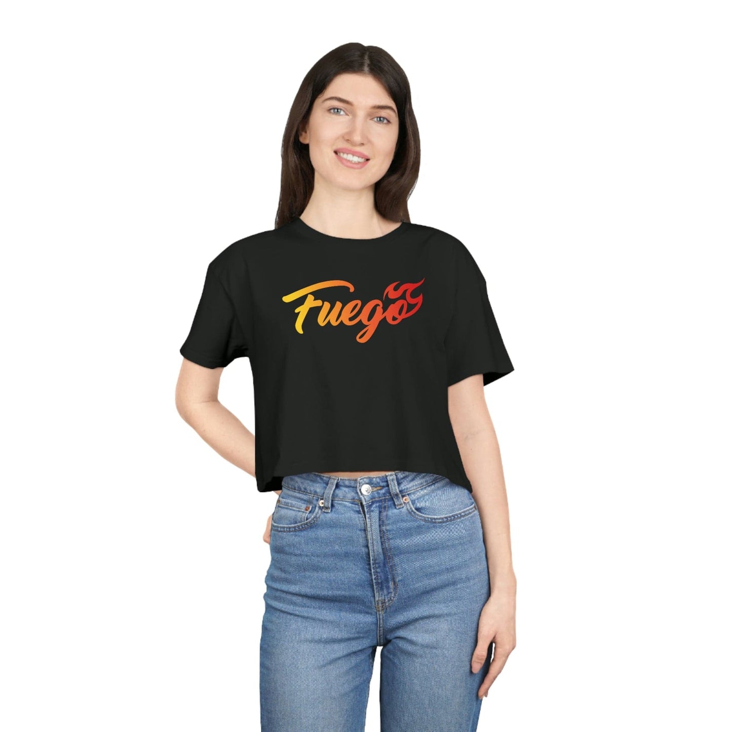 Printify T-Shirt Black / XS Copy of Copy of Crop Tee